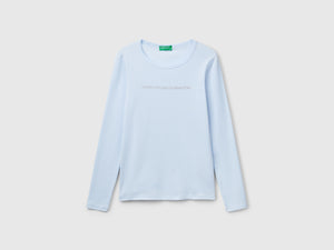 T-shirt a manica lunga 100% cotone