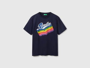 T-shirt in cotone con logo