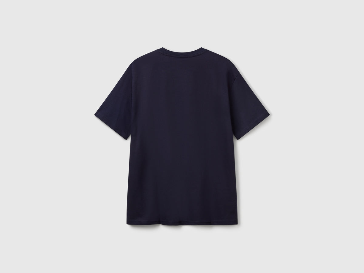 T-shirt con stampa in cotone bio