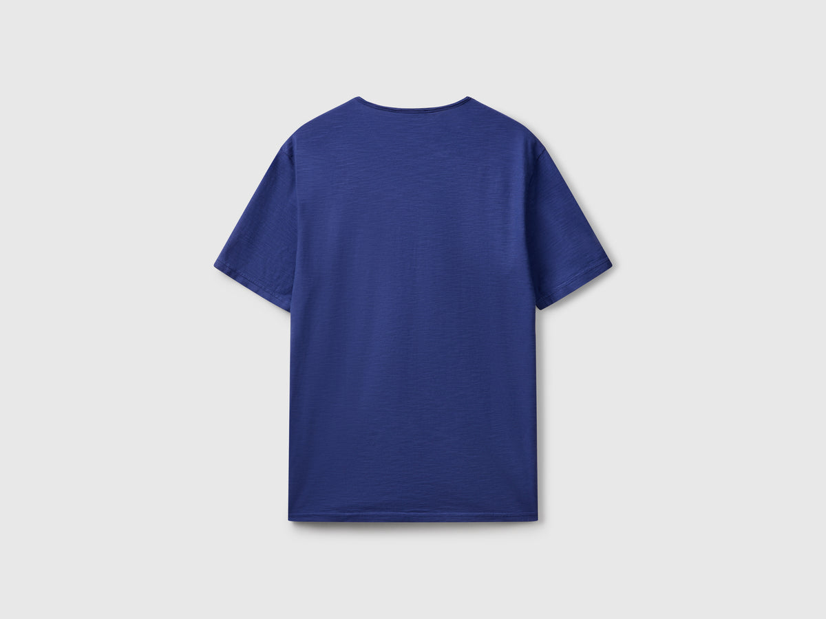 T-shirt in cotone fiammato