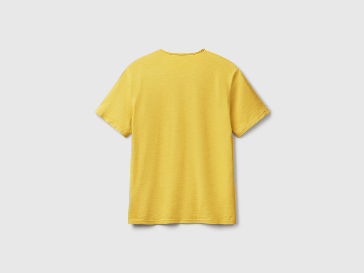 T-shirt in cotone fiammato