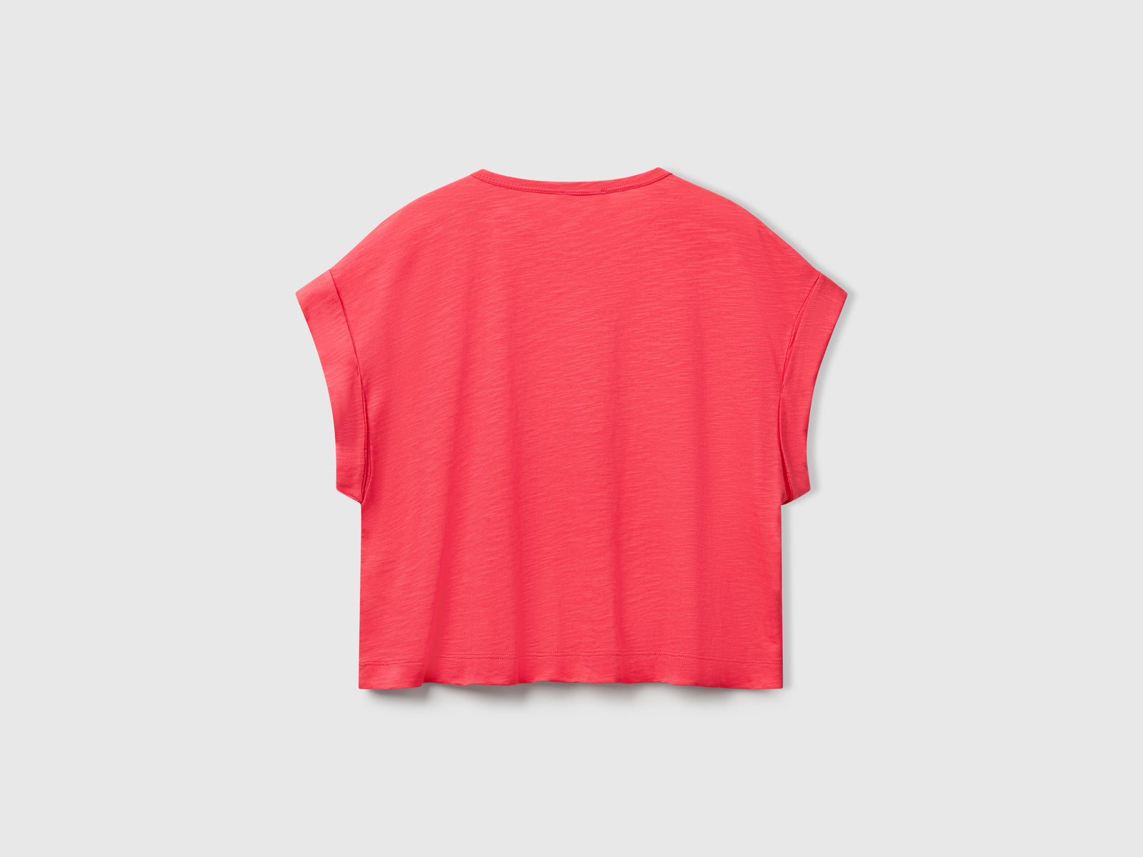 T-shirt boxy fit da donna ciclamino 2 | Benetton Outlet