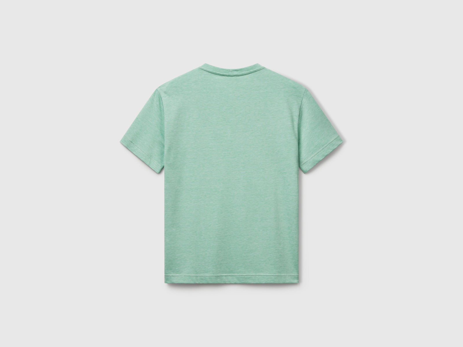 Maglietta in micro piquet da uomo verde 2 | Benetton Outlet