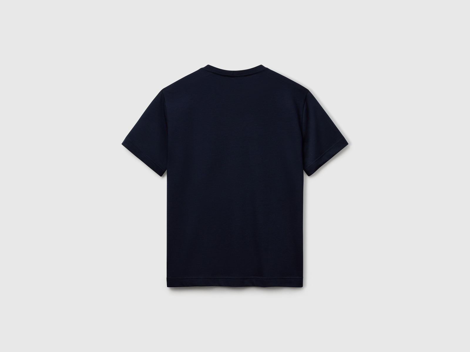 Maglietta in micro piquet da uomo blu scuro 2 | Benetton Outlet