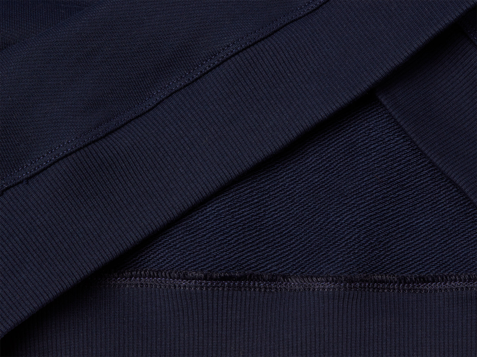 Felpa con ricamo 100% cotone da uomo blu scuro 3 | Benetton Outlet