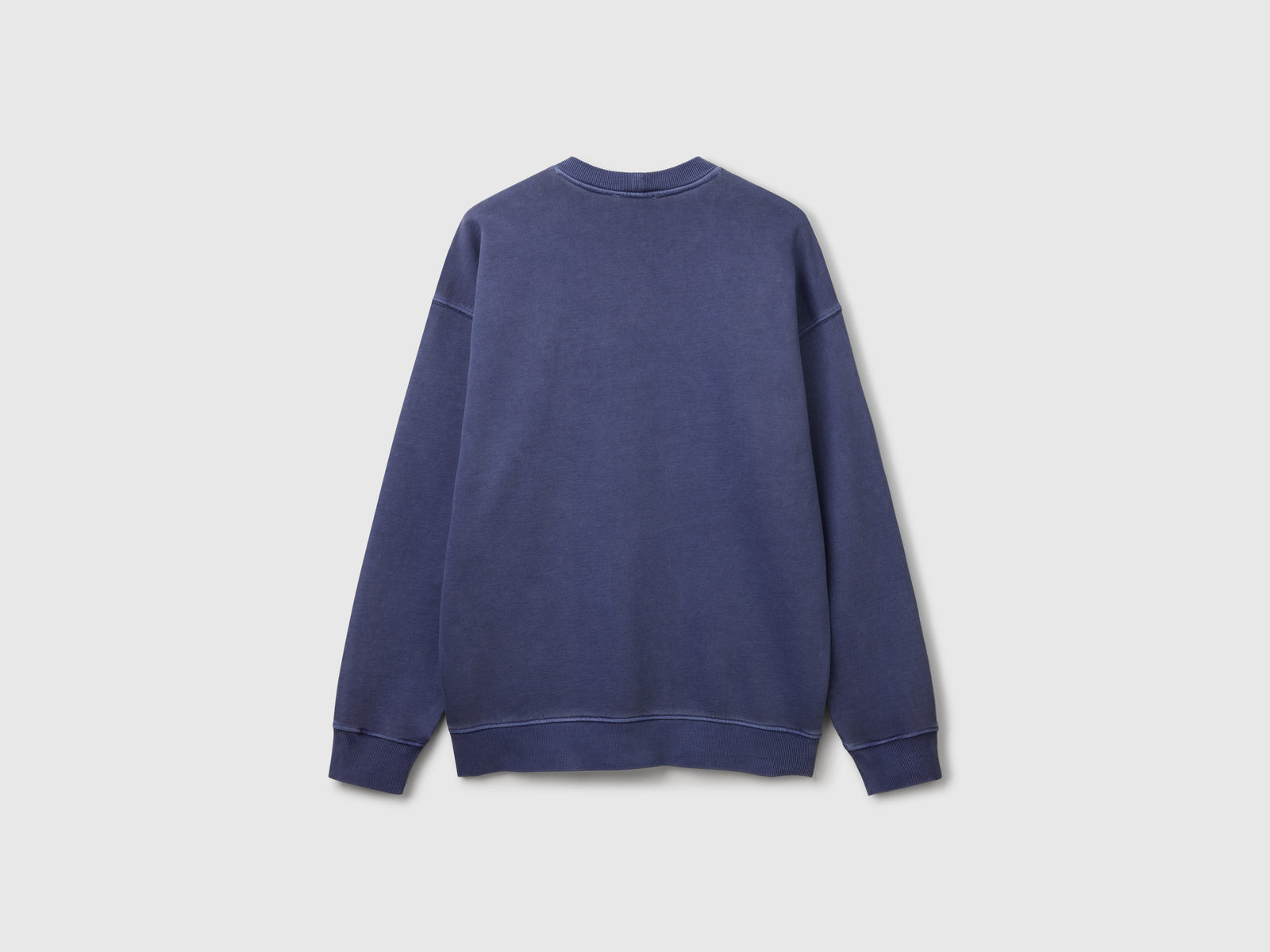 Felpa in cotone da uomo blu 2 | Benetton Outlet