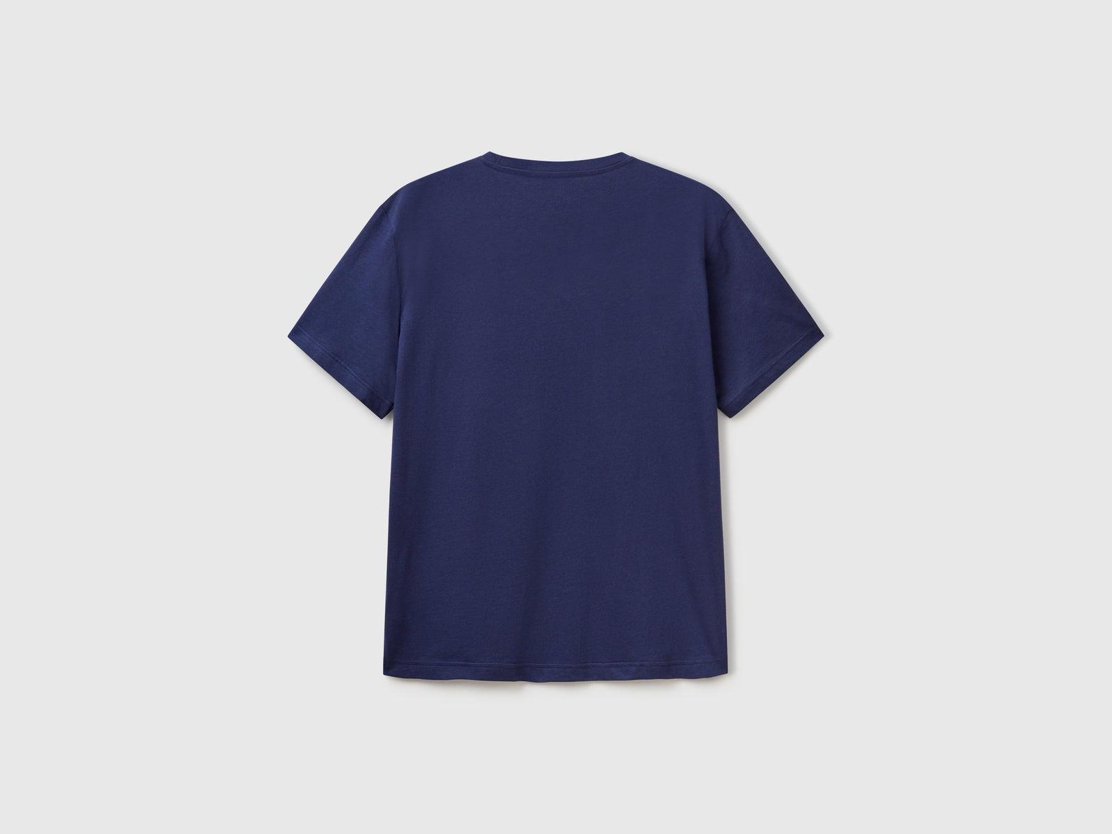 Maglietta in jersey leggero da uomo blu scuro 2 | Benetton Outlet