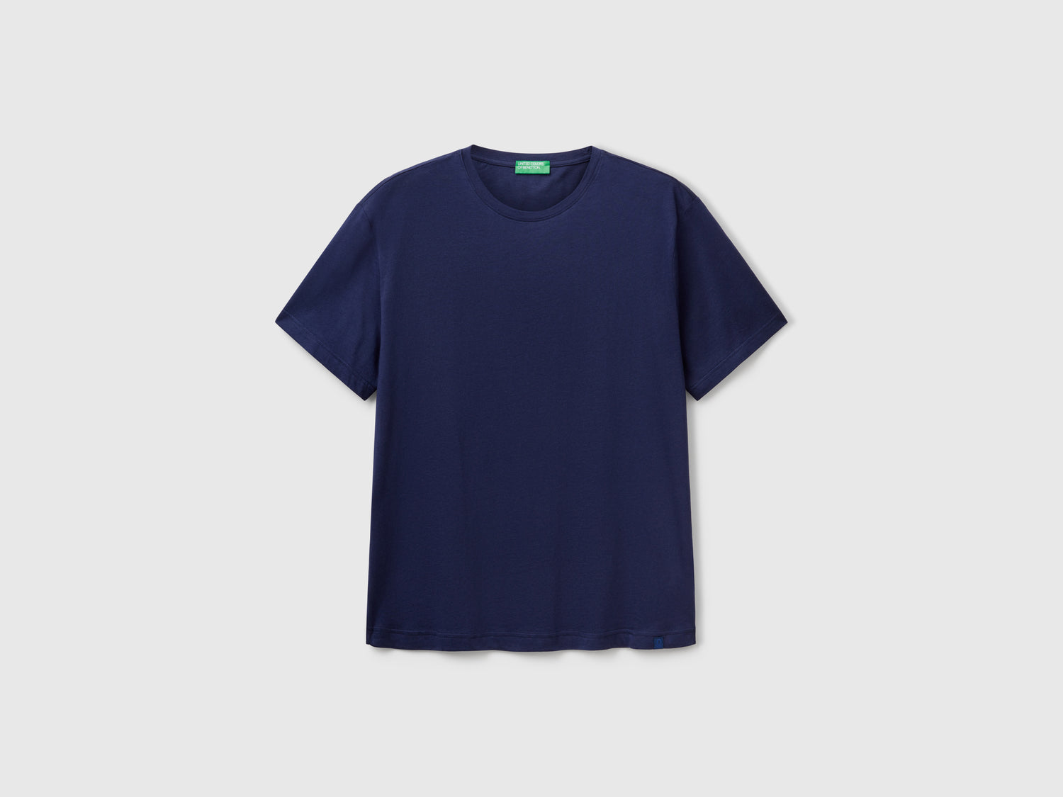 Maglietta in jersey leggero da uomo blu scuro | Benetton Outlet