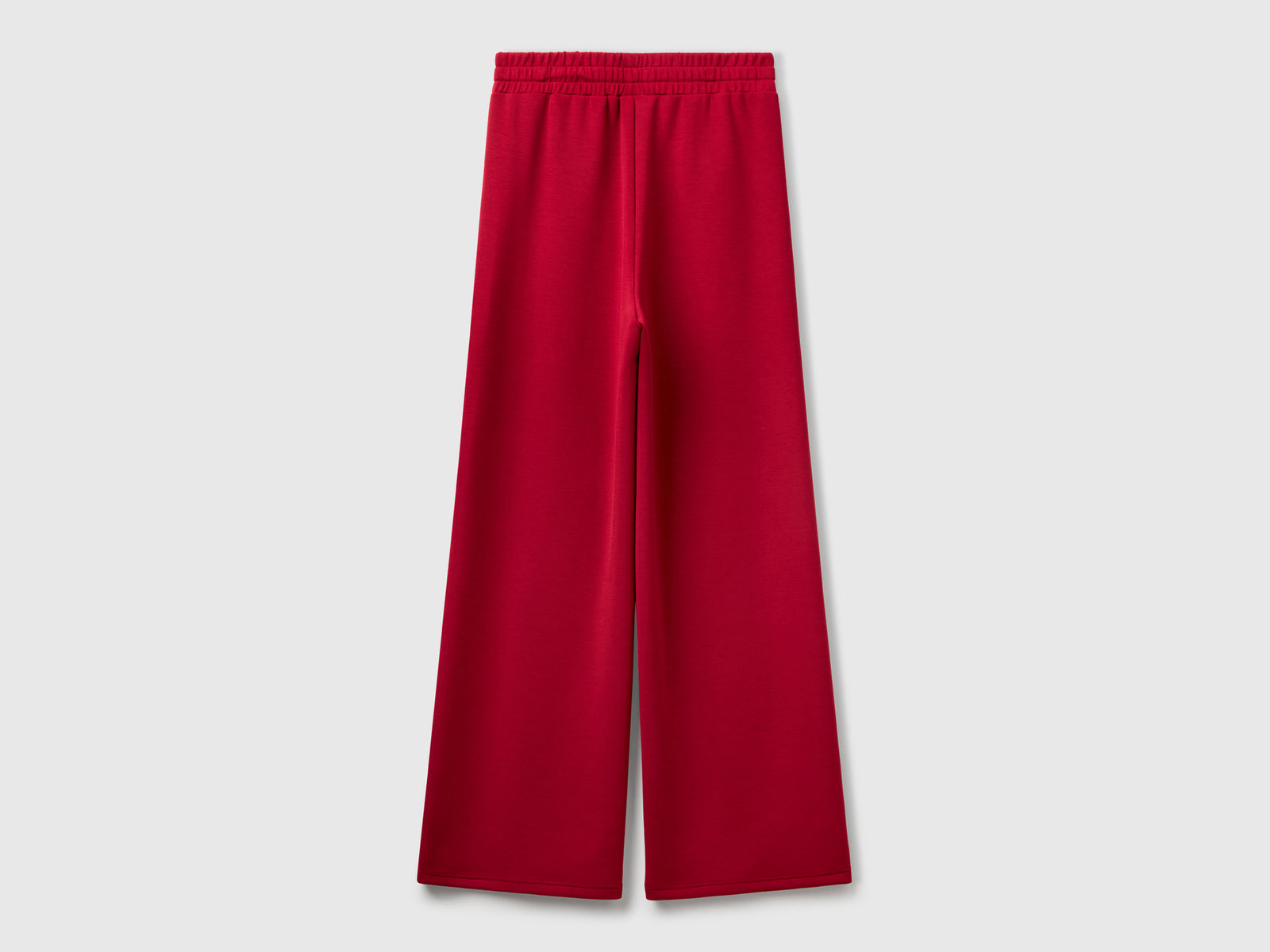 Pantaloni ampi in felpa da donna bordeaux 2 | Benetton Outlet