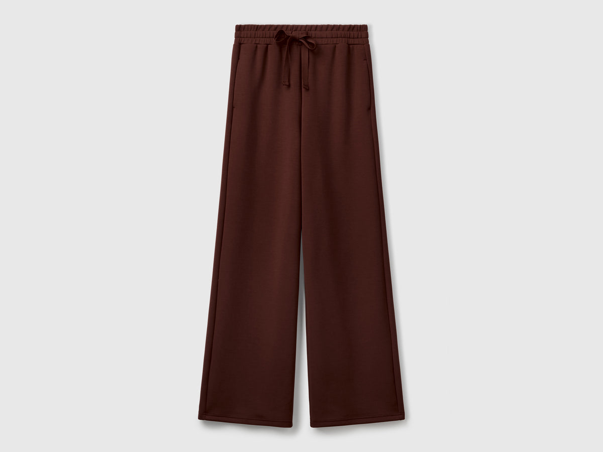 Pantaloni ampi in felpa