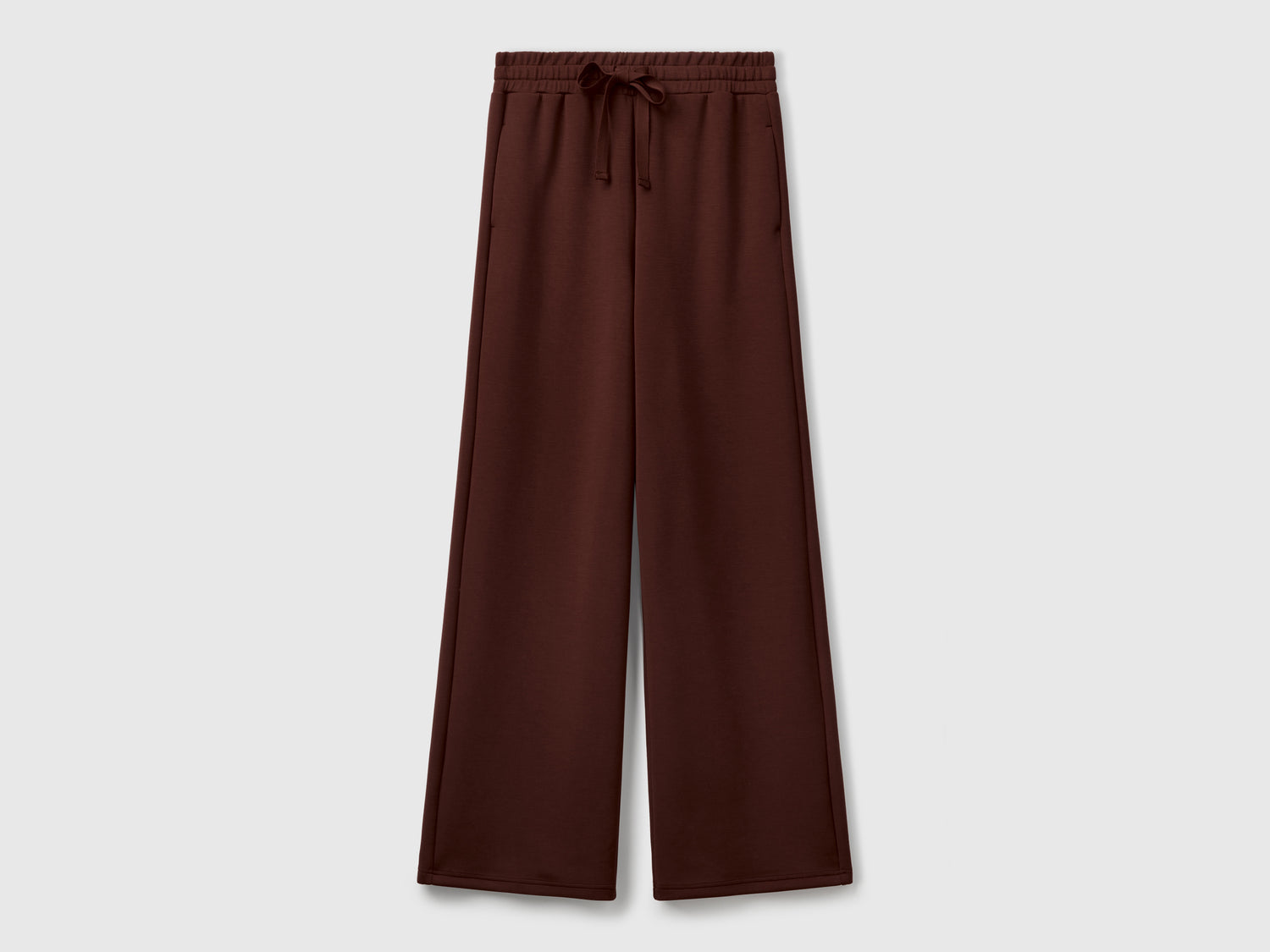 Pantaloni ampi in felpa da donna bruciato | Benetton Outlet