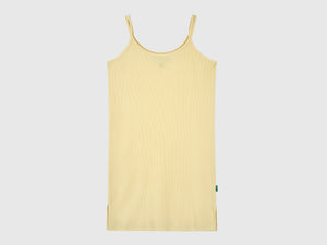 Abito midi in misto cotone