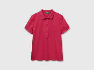Polo slim fit in cotone stretch