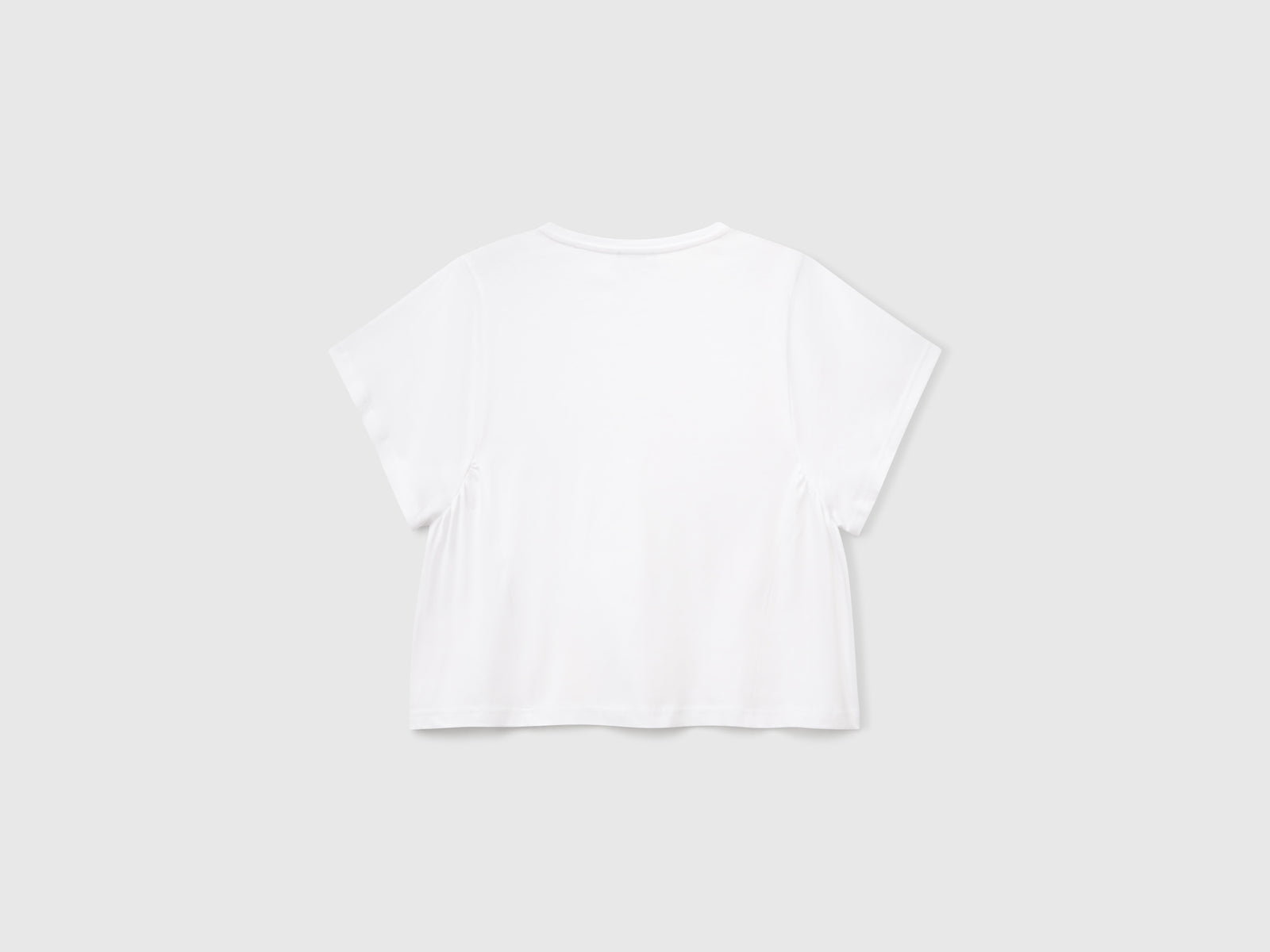 Maglietta comfort fit da donna bianco 2 | Benetton Outlet