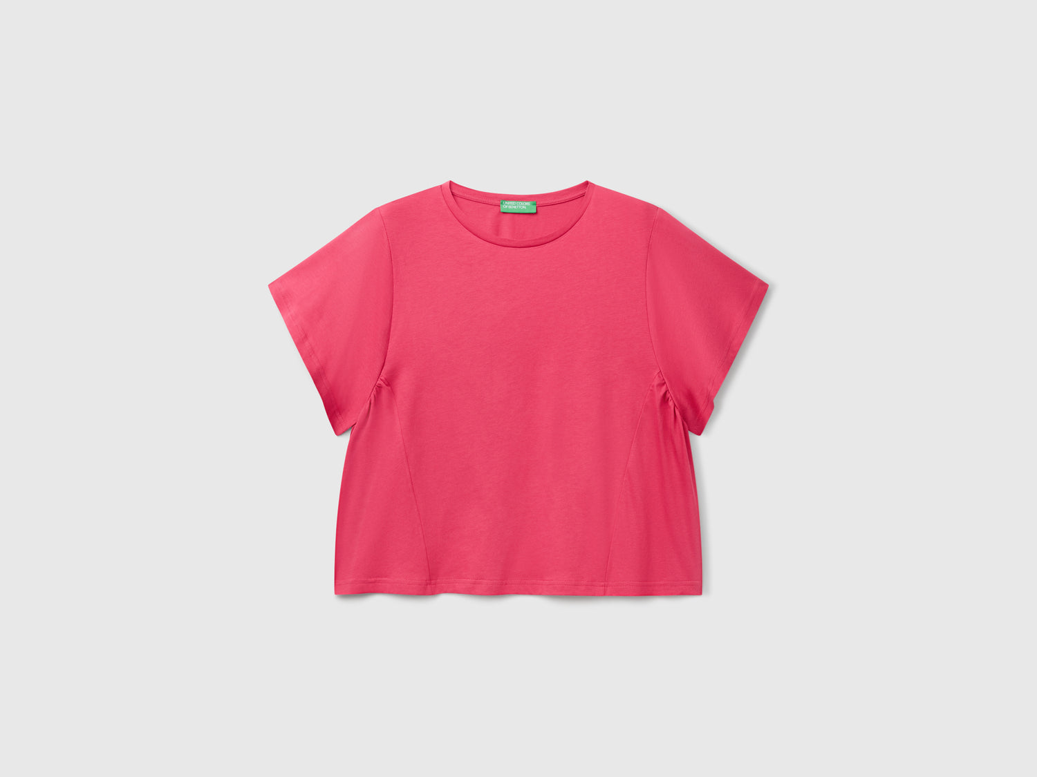 Maglietta comfort fit da donna fragola | Benetton Outlet