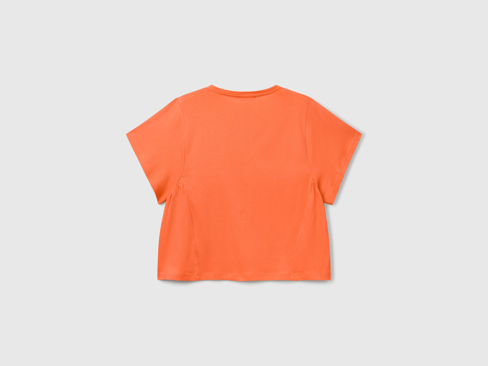 Maglietta comfort fit da donna arancione 2 | Benetton Outlet