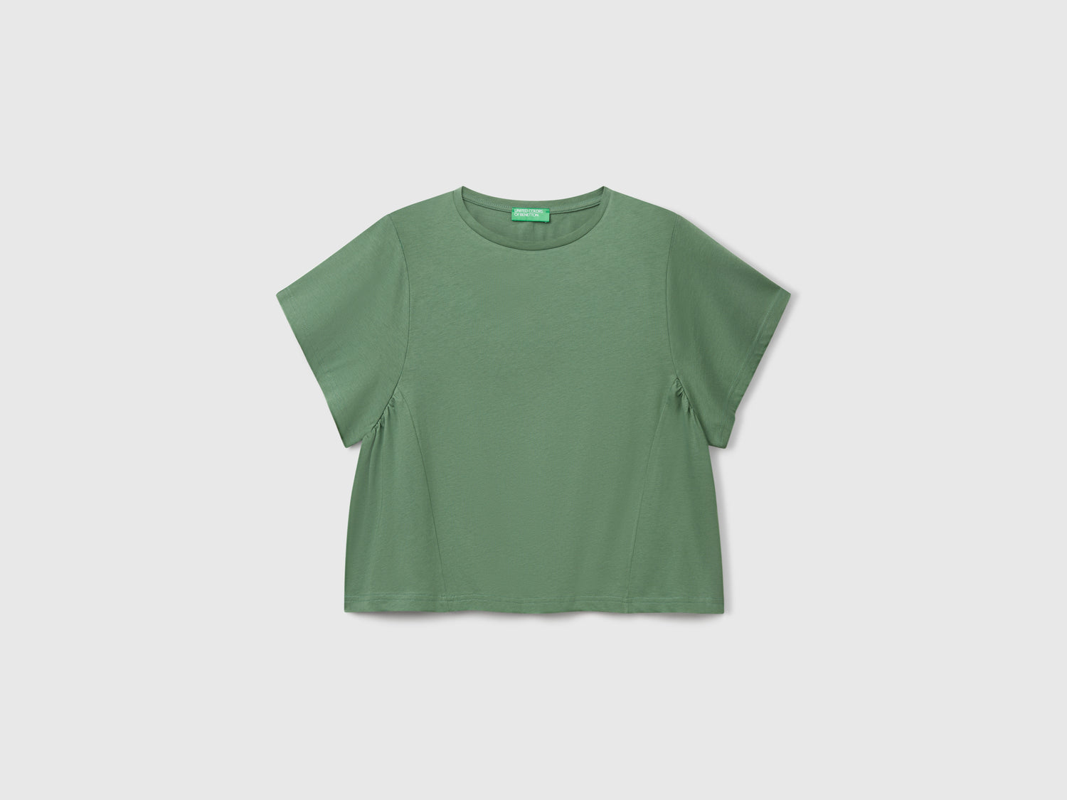 Comfort fit T-shirt da donna verde | Benetton Outlet
