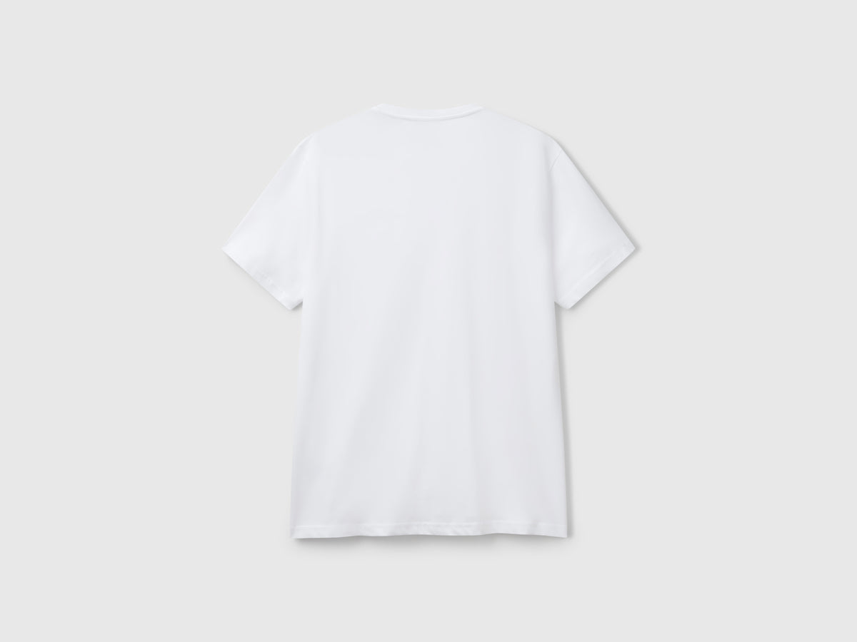T-shirt in cotone a fibra lunga