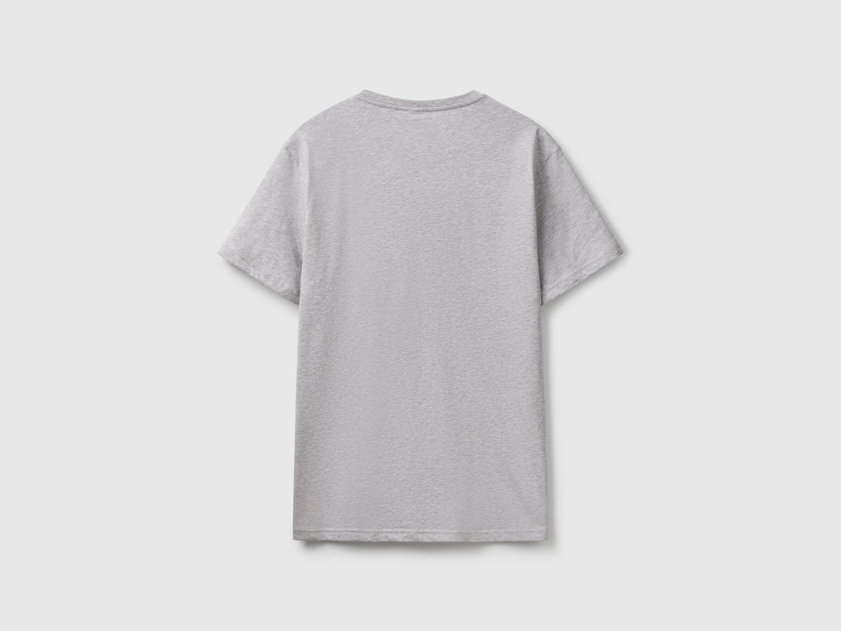 T-shirt in cotone a fibra lunga