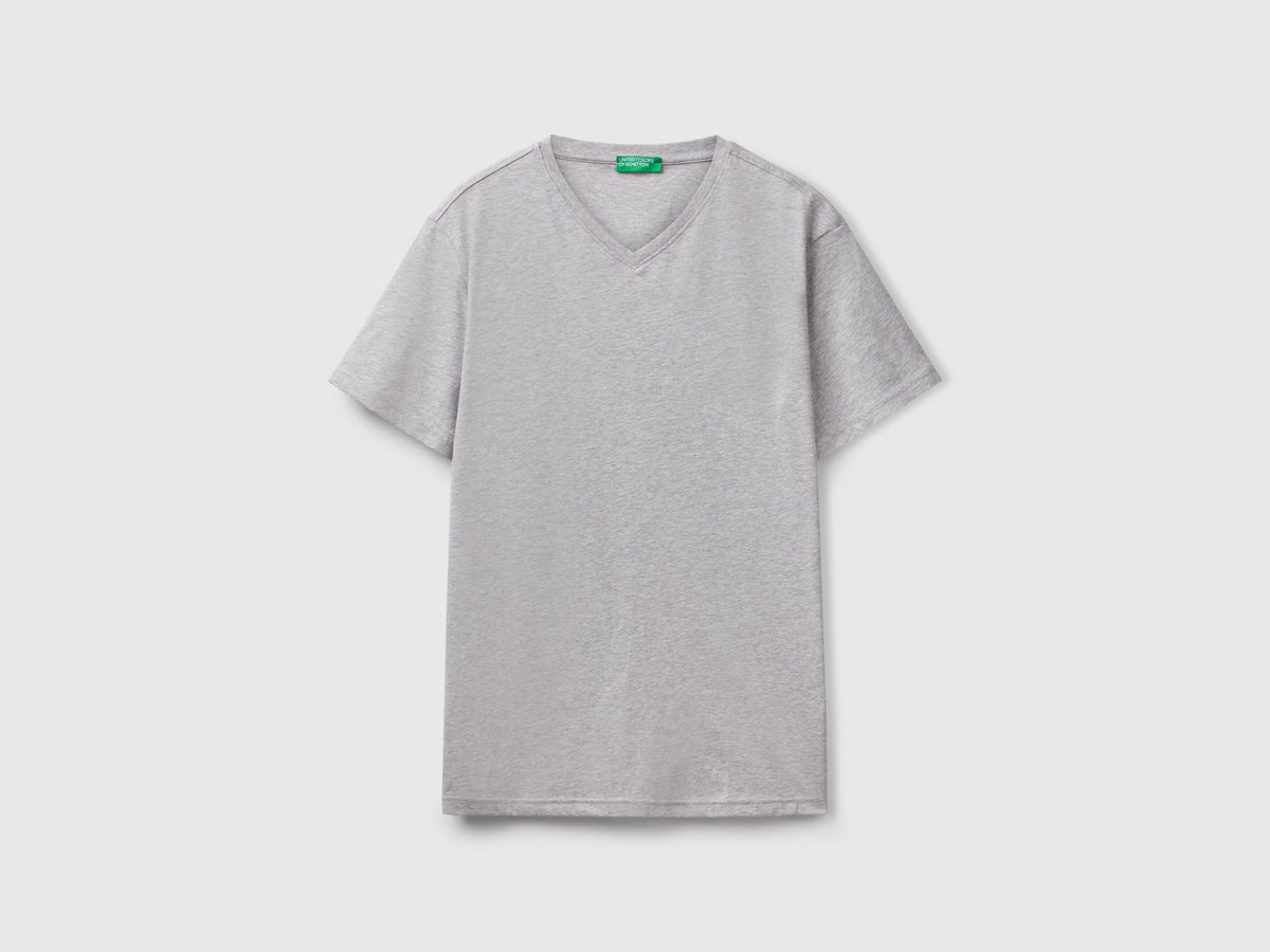 T-shirt in cotone a fibra lunga