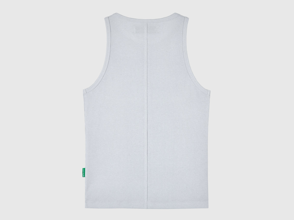 Canotta in misto cotone e Modal stretch