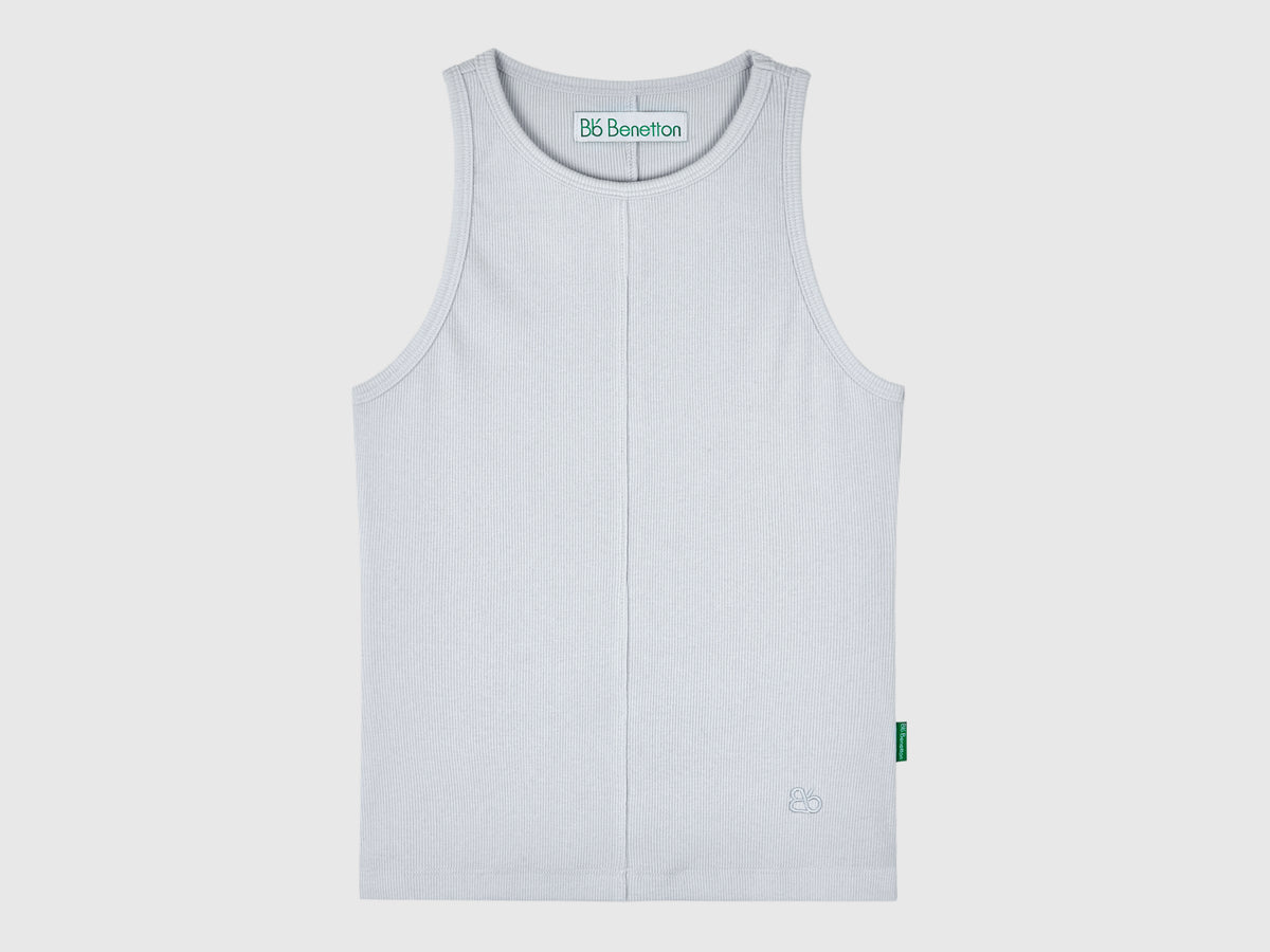 Canotta in misto cotone e Modal stretch