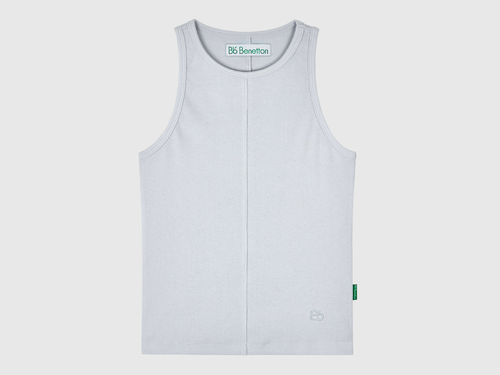 Canotta in misto cotone e Modal stretch da donna azzurro | Benetton Outlet