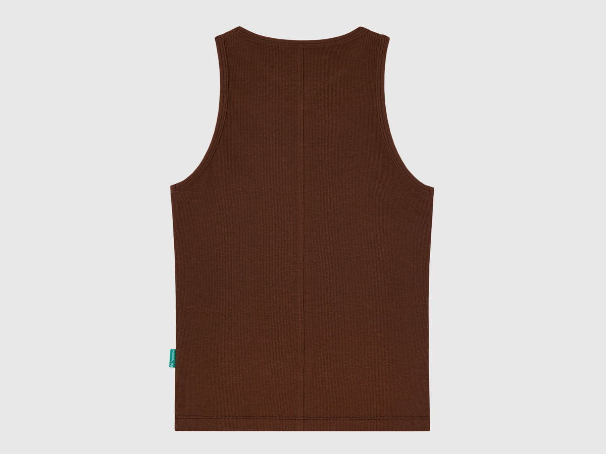 Canotta in misto cotone e Modal stretch