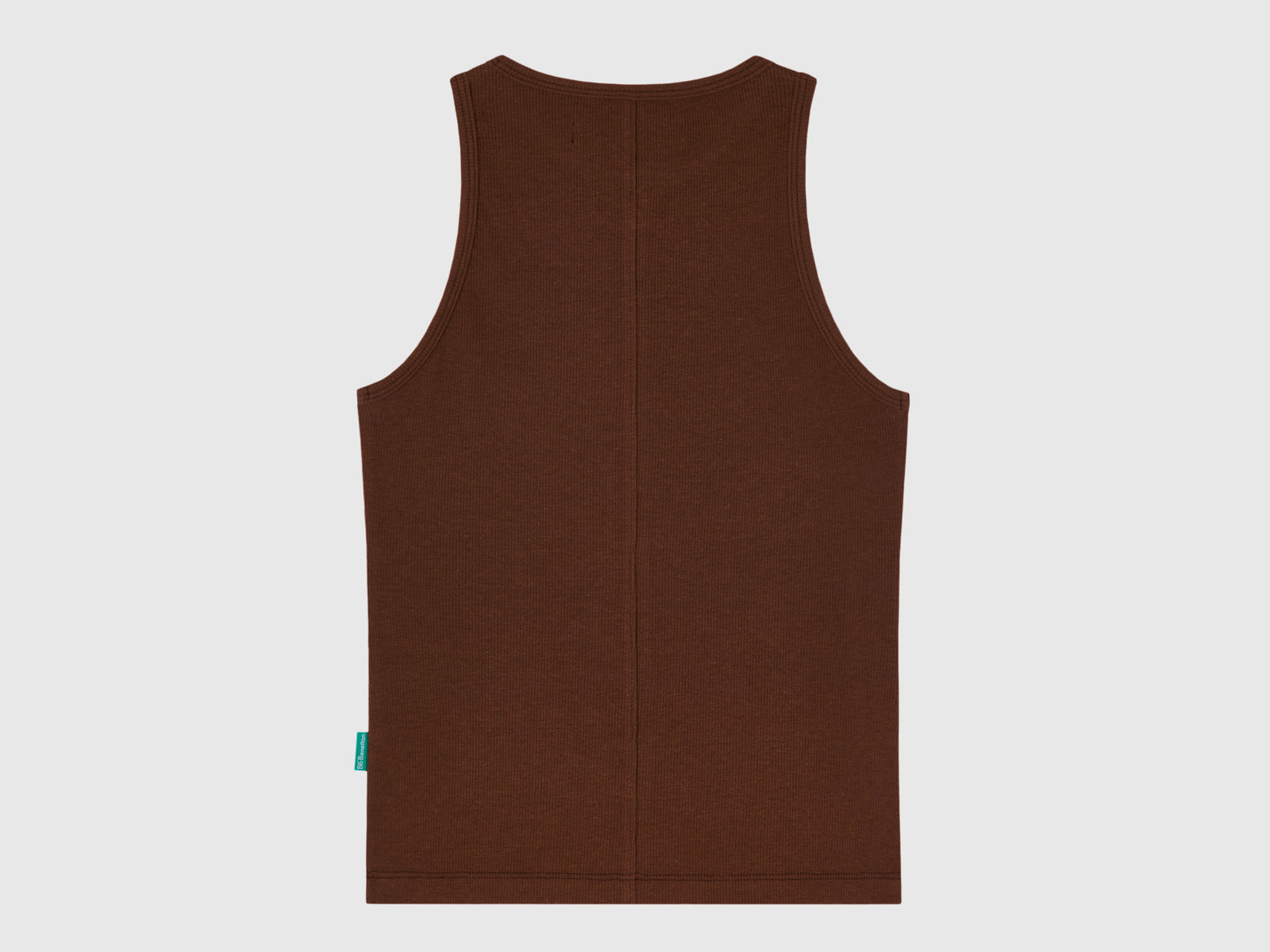 Canotta in misto cotone e Modal stretch da donna marrone scuro 2 | Benetton Outlet