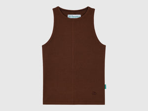 Canotta in misto cotone e Modal stretch