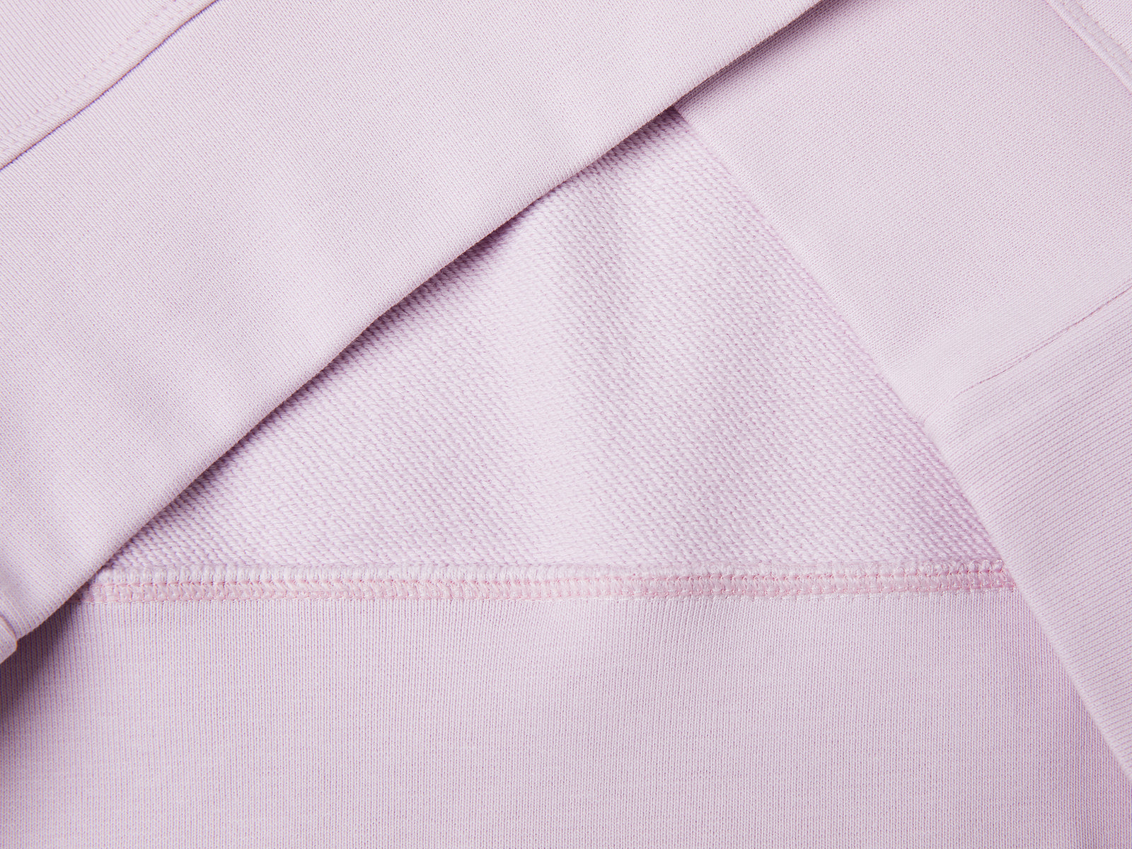 Felpa 100% cotone con stampa logo da donna lilla 3 | Benetton Outlet