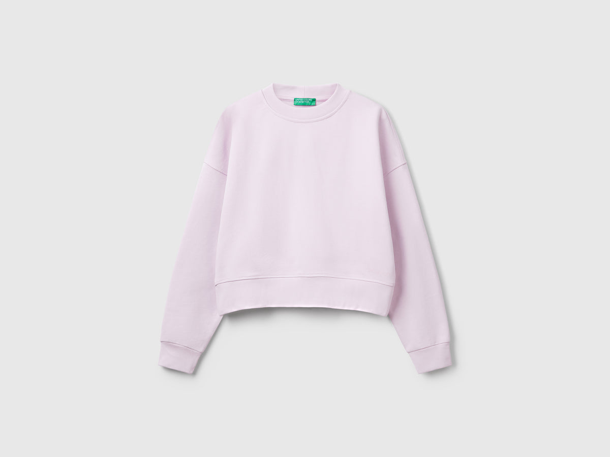 Felpa 100% cotone con stampa logo
