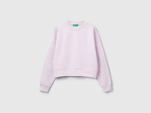 Felpa 100% cotone con stampa logo