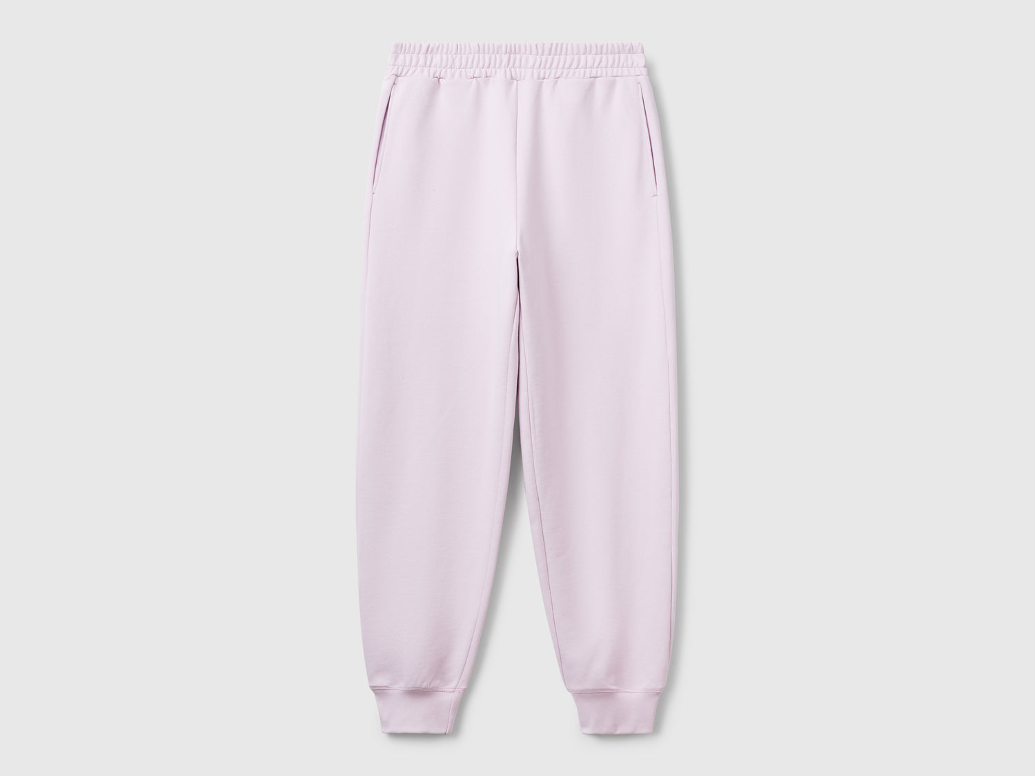 Joggers in puro cotone da donna lilla | Benetton Outlet