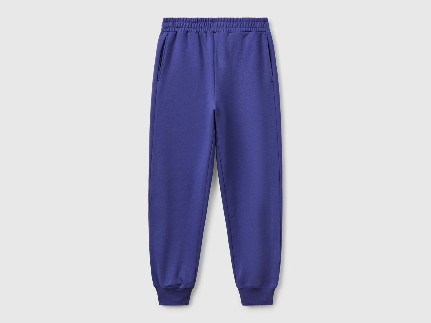Joggers in puro cotone da donna blu | Benetton Outlet