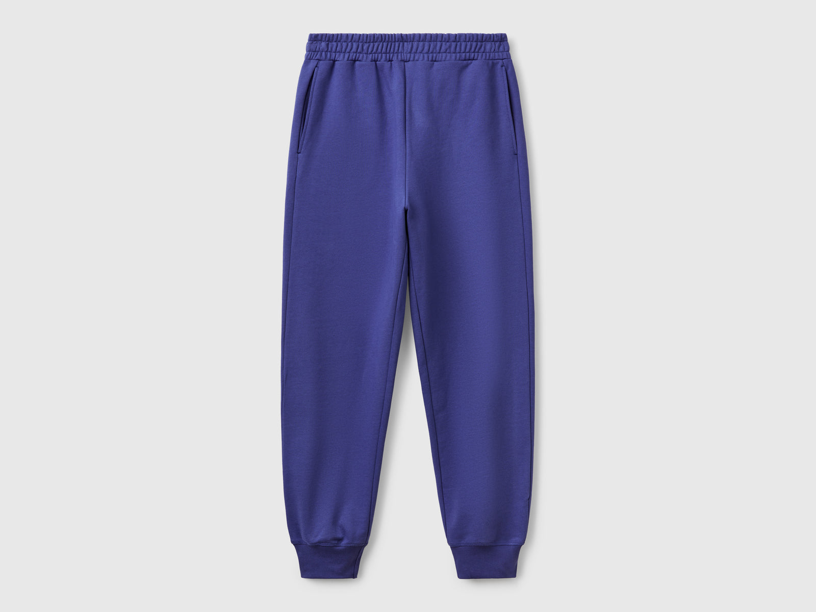 Joggers in puro cotone da donna blu | Benetton Outlet
