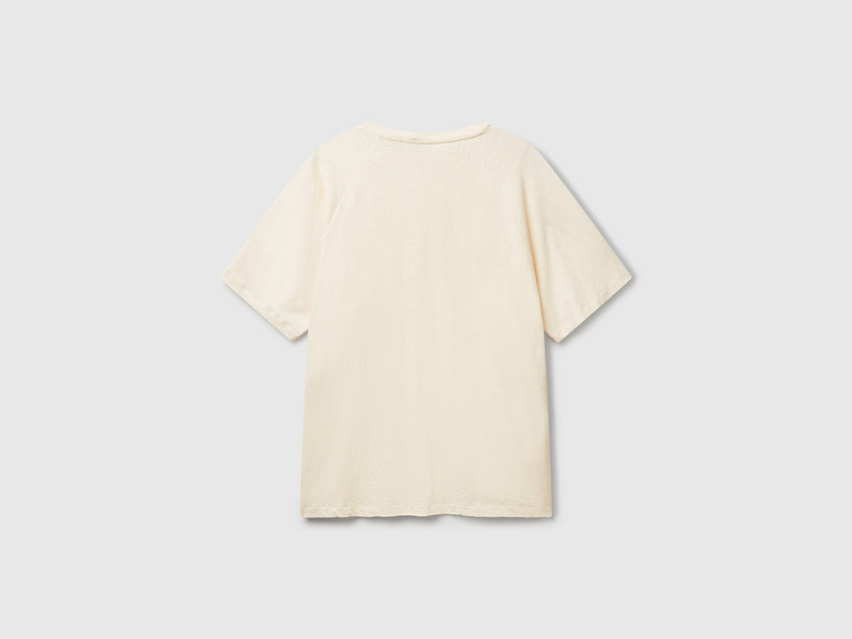 T-shirt in misto lino