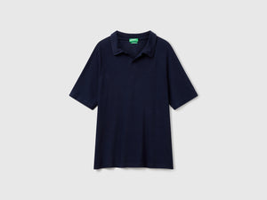 Polo in misto lino