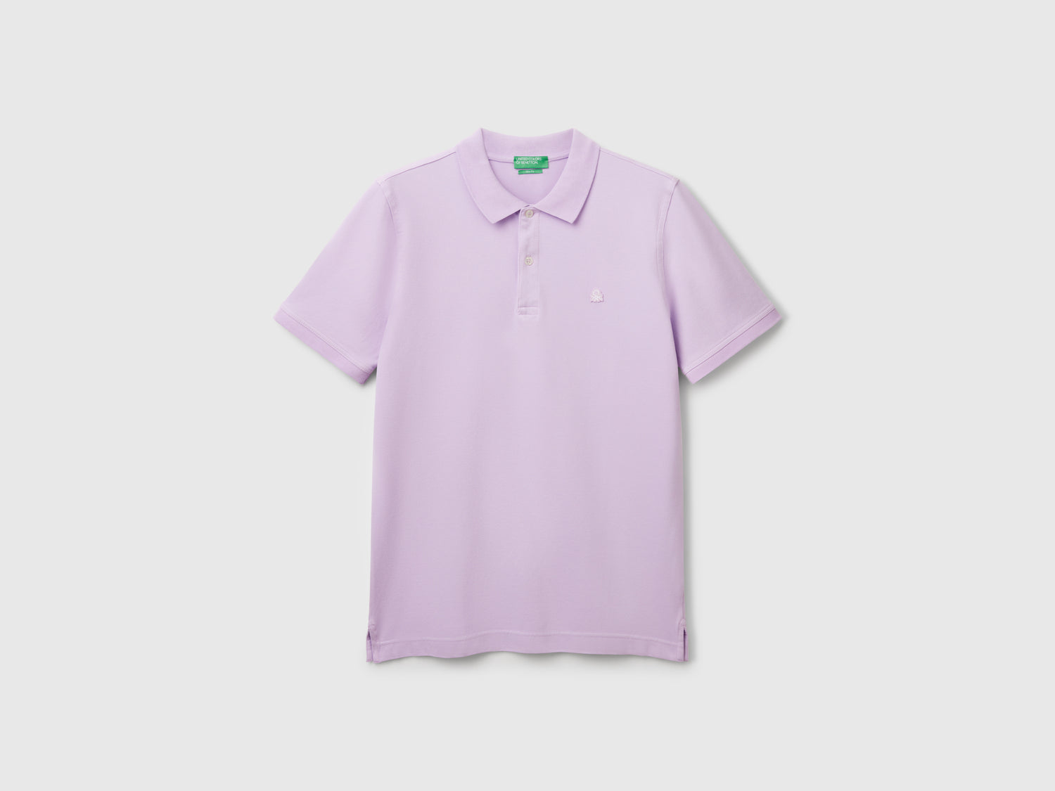 Polo slim fit da uomo lilla | Benetton Outlet