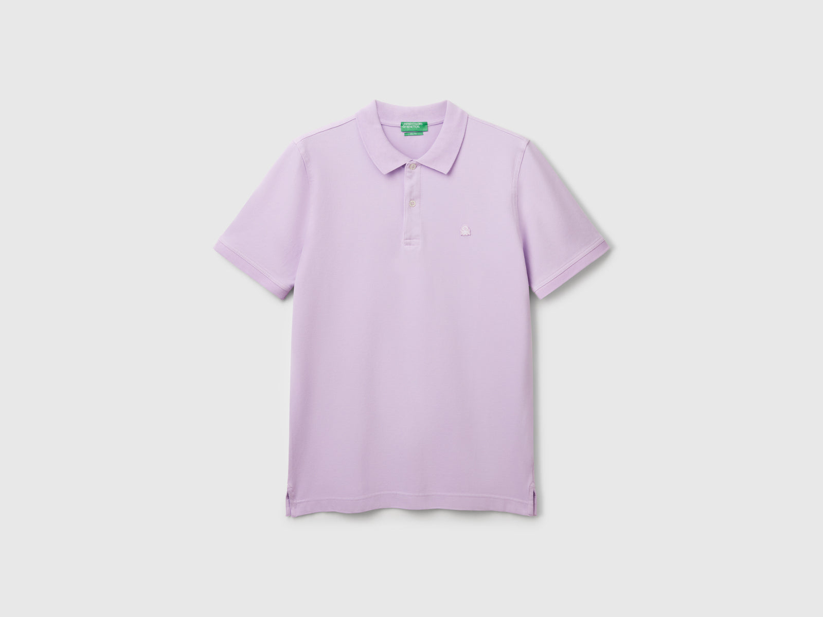 Polo slim fit da uomo lilla | Benetton Outlet