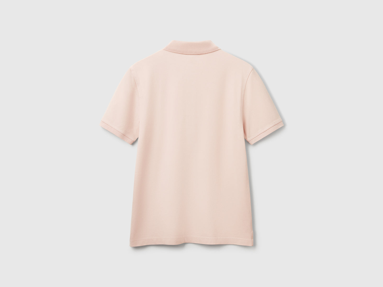 Polo rosa cipria slim fit da uomo rosa tenue 2 | Benetton Outlet