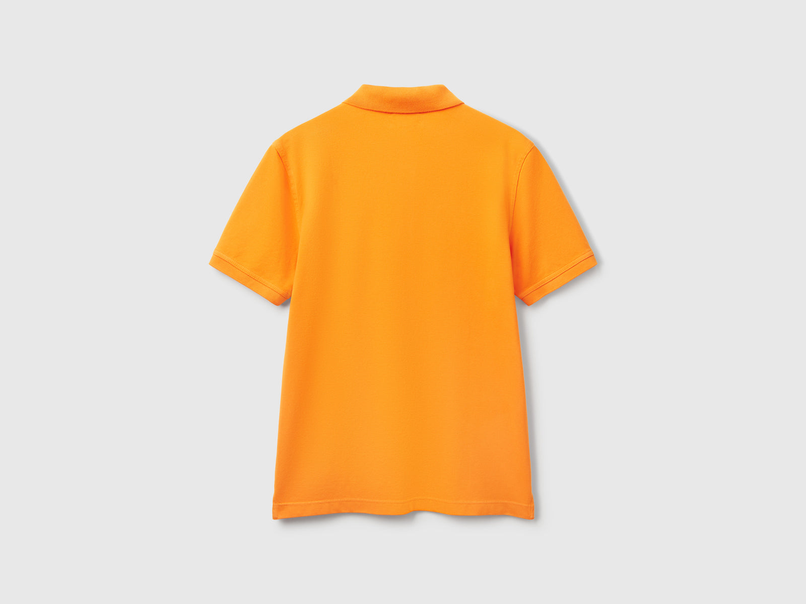 Polo giallo ocra slim fit da uomo senape 2 | Benetton Outlet