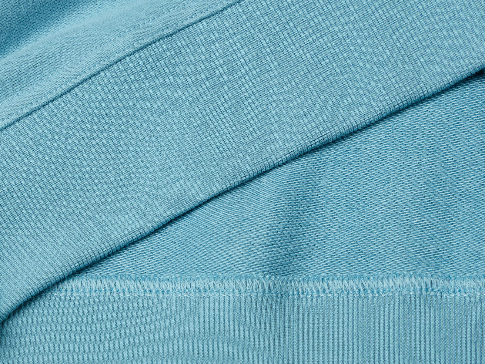 Felpa con ricamo floreale da donna azzurro 2 | Benetton Outlet