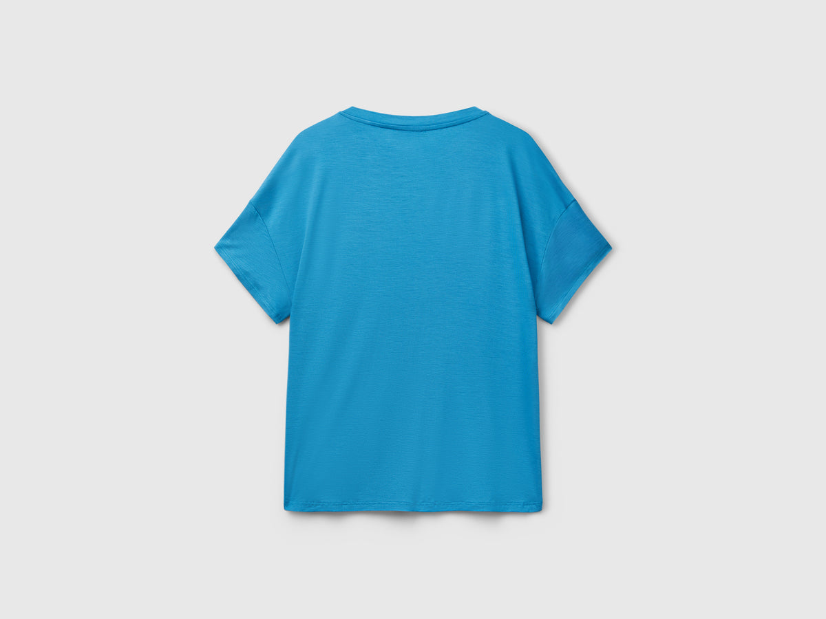 T-shirt slim fit in viscosa stretch