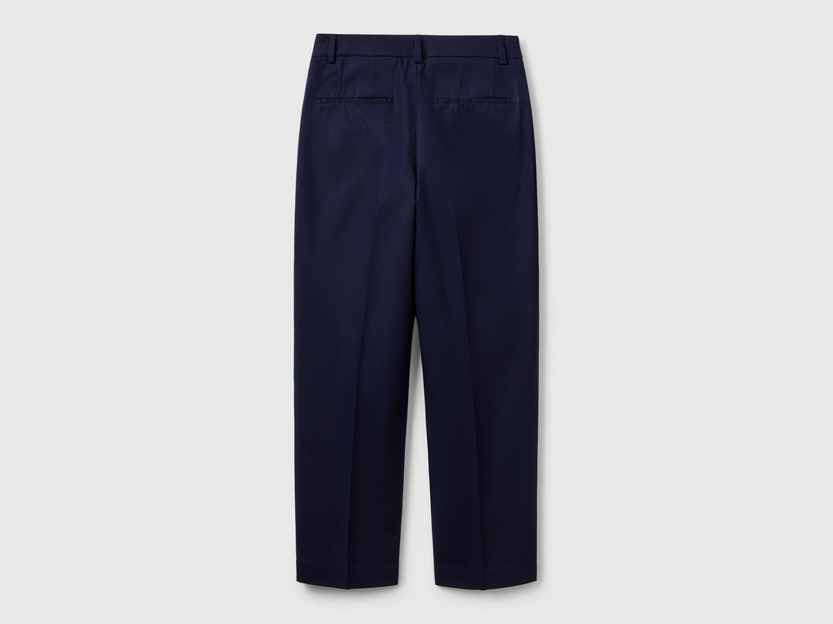 Pantaloni in cotone stretch