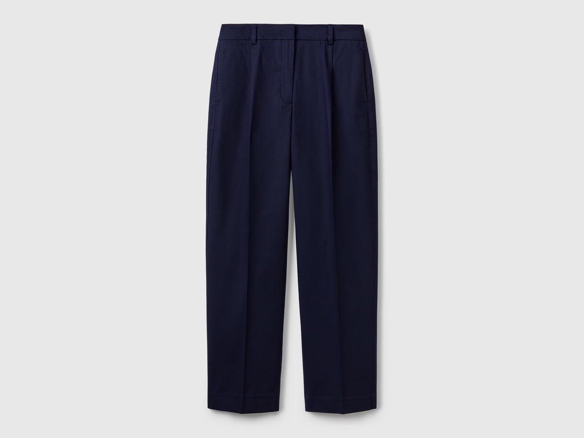 Pantaloni in cotone stretch
