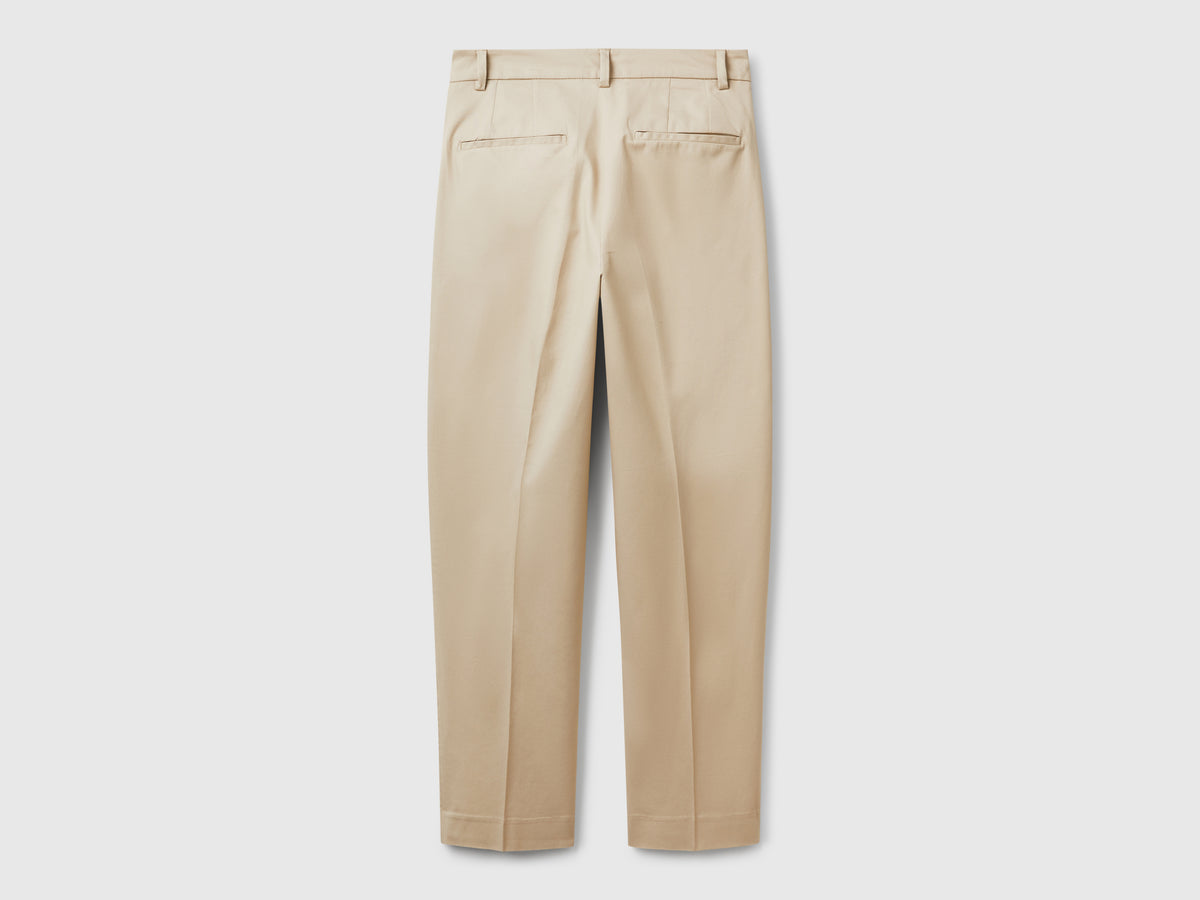 Pantaloni in cotone stretch