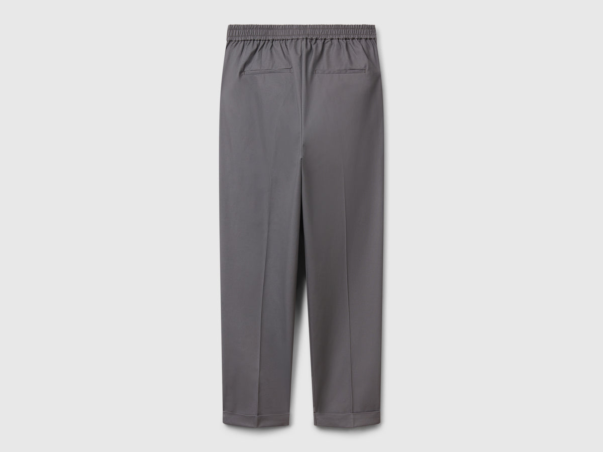 Pantaloni in cotone elasticizzato