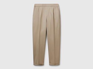 Pantaloni in cotone elasticizzato