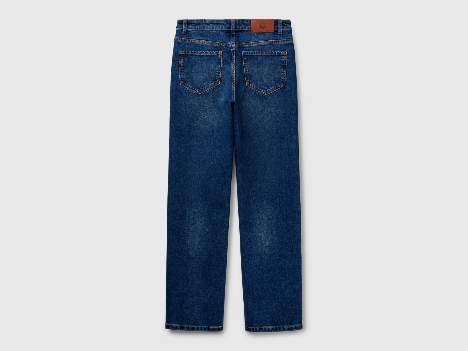 Jeans straight da donna blu 2 | Benetton Outlet